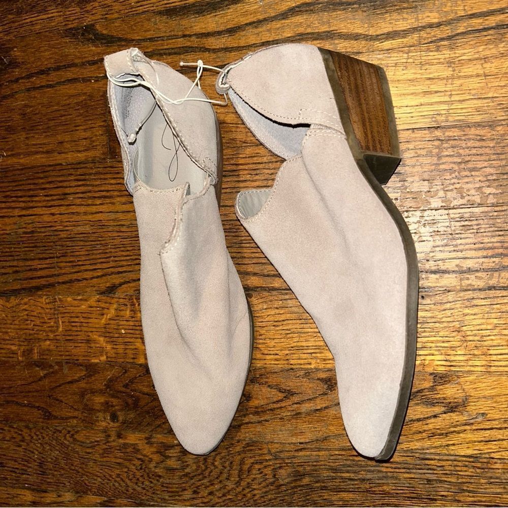 Joie Women's Light Gray Slip-On Loafers - Picture 3 of 5